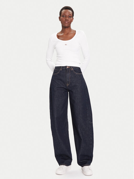Calvin Klein Jeans Calvin Klein Jeans Bluza LV047D218G Bela Slim Fit