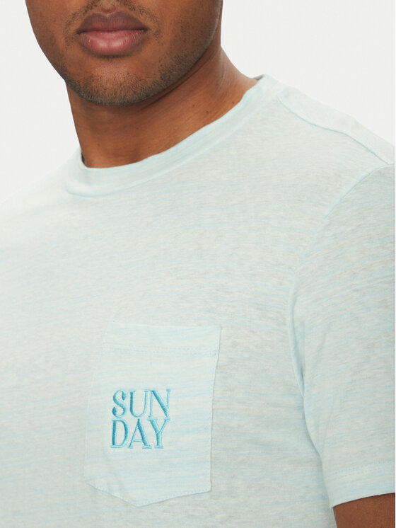 Blend Blend T-Shirt 20718299 Zielony Regular Fit