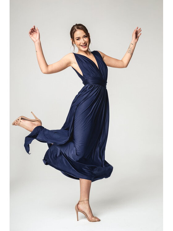 Aurora Aurora Abito da cocktail Aurelia Blu scuro Feminine Fit