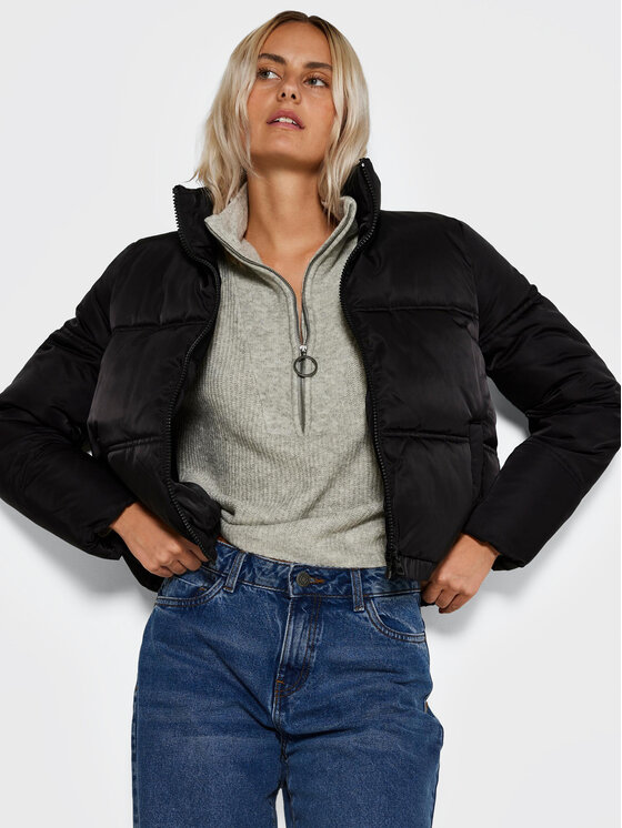 Noisy May Noisy May Μπουφάν μεταβατικό Anni 27019738 Μαύρο Regular Fit