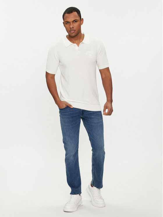 Richmond X Richmond X Polo majica Carena UMP24214PO Bela Regular Fit