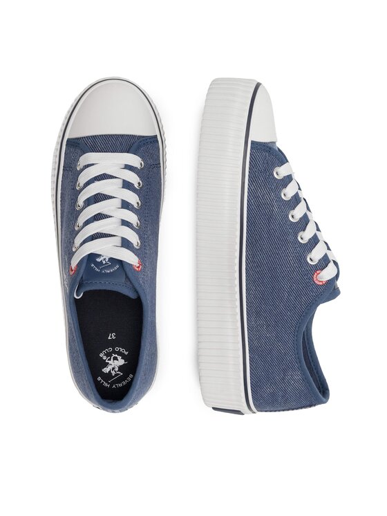 Beverly Hills Polo Club Beverly Hills Polo Club Sneakers aus Stoff BHPC027M Blau