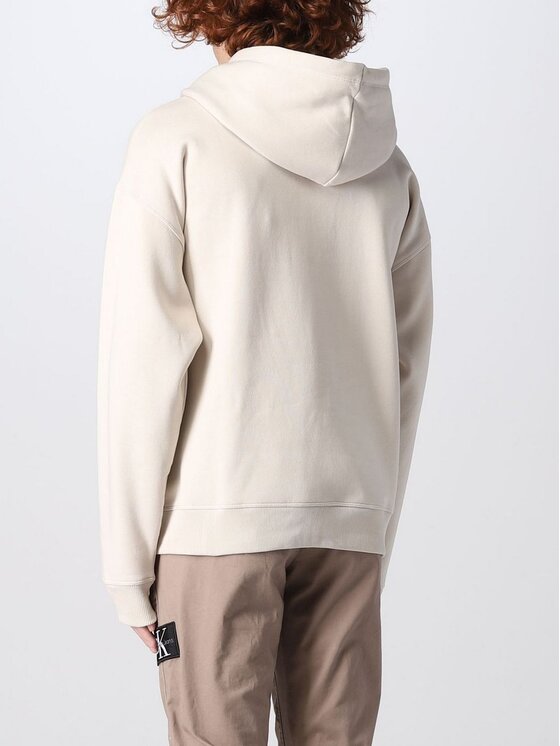 Calvin Klein Felpa CALVIN KLEIN Felpa Uomo J30J321877 ACF Bianco Multicolore Standard Fit