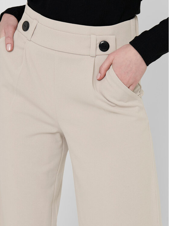 JDY JDY Hlače iz tkanine Geggo 15208430 Siva Wide Leg
