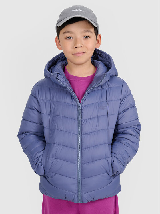 4F 4F Kurtka puchowa 4FJRAW25TDJAM0819-32S Granatowy Regular Fit