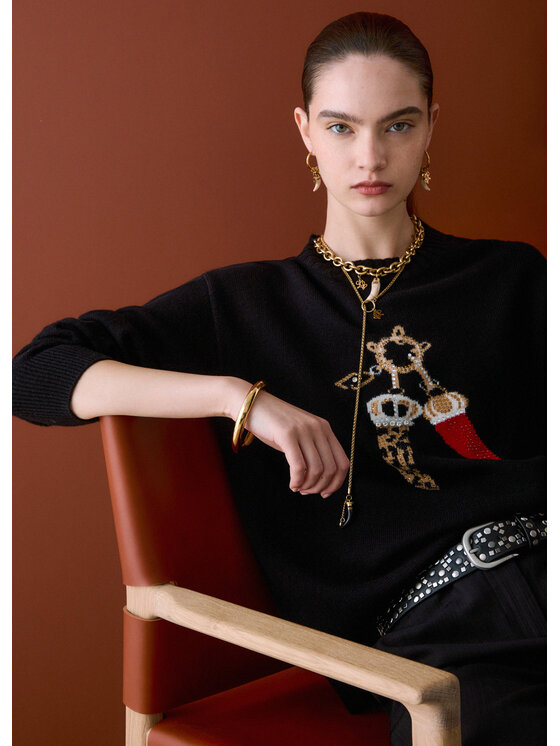 Liu Jo Liu Jo Maglione WF6457MS009L9457 Nero Regular Fit