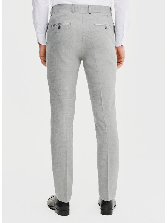 Pako Lorente Pako Lorente Spodnie garniturowe P25SF-6G-025 Szary Slim Fit