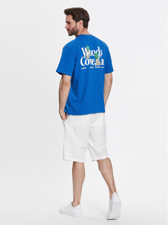 T-shirt 12234293 Blu Relaxed Fit