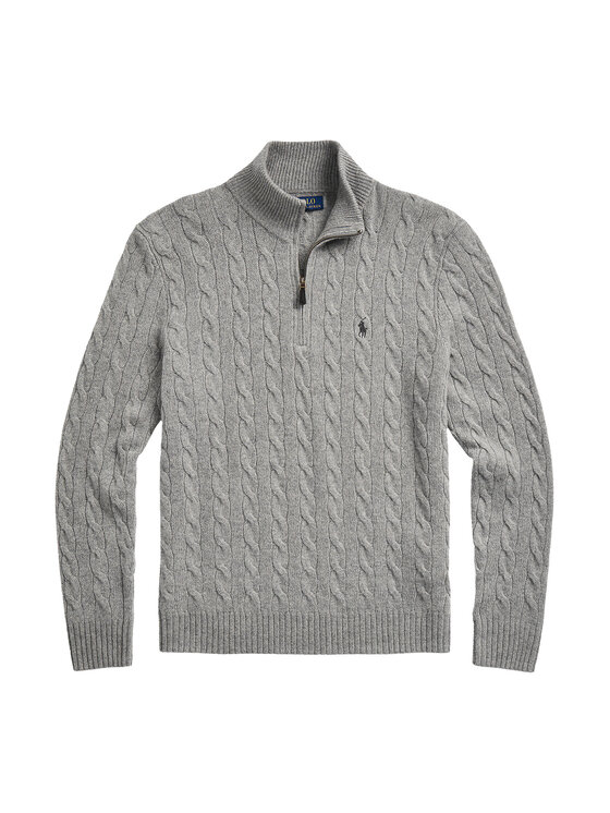 Polo Ralph Lauren Polo Ralph Lauren Sveter 710876766008 Sivá Regular Fit