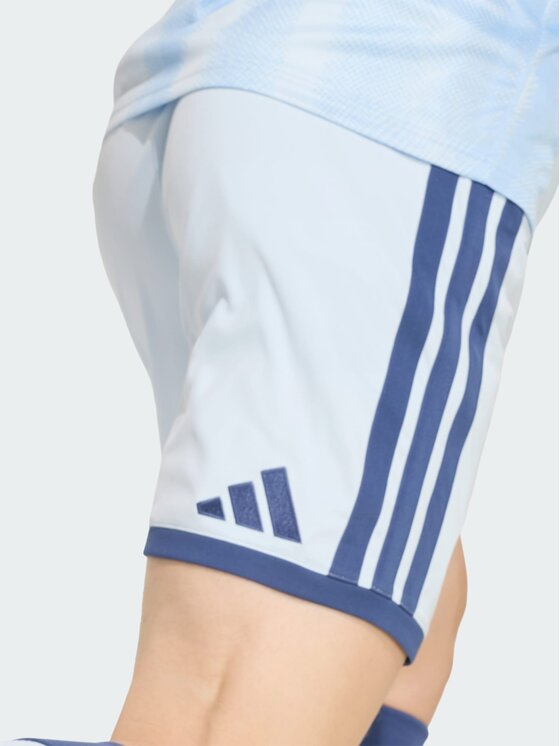 adidas adidas Szorty sportowe Ajax Amsterdam 26/27 Third Niebieski jasny Regular Fit