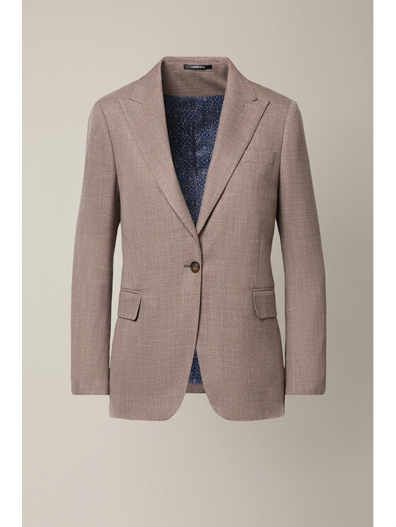 Lancerto Lancerto Marynarka Cortona MA131126000040 Brązowy Regular Fit
