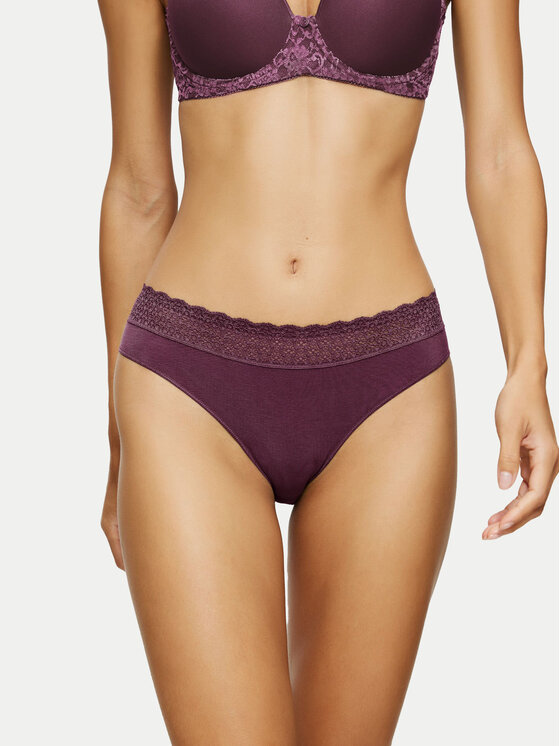 Triumph Klasické nohavičky Feel of Modal 10214403 Bordová