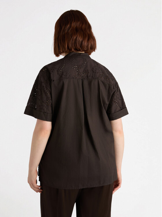 Fiorella Rubino Fiorella Rubino Camicia 5055T001393N022 Marrone Regular Fit