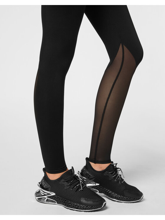 Plein Sport Plein Sport Legginsy 23345 Czarny Active Fit