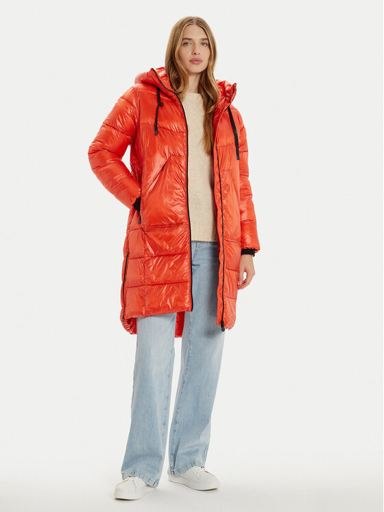 Frieda & Freddies Frieda & Freddies Pūkinė striukė 3847A Oranžinė Regular Fit