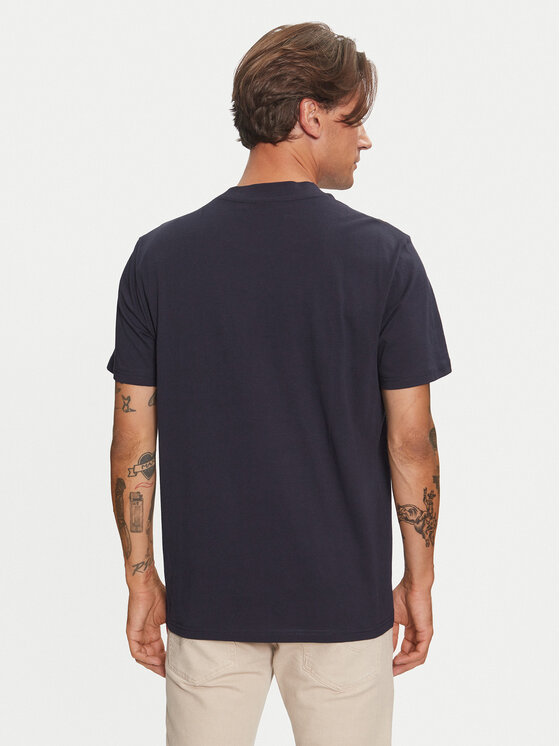 Napapijri Napapijri T-Shirt S-Dorees NP0A4IBE Tmavomodrá Regular Fit