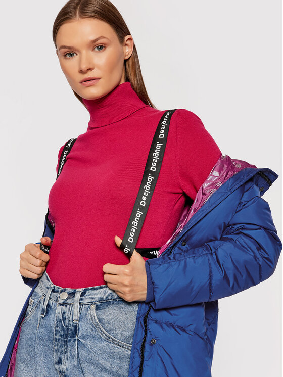Desigual Desigual Kurtka zimowa Corea 21WWEWAW Niebieski Regular Fit