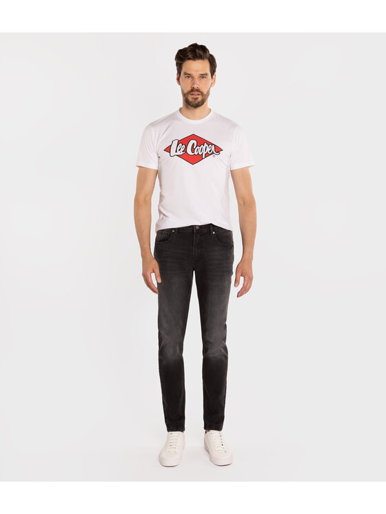 Lee Cooper Lee Cooper Jeansy DENZEL 2703 Czarny Slim Fit