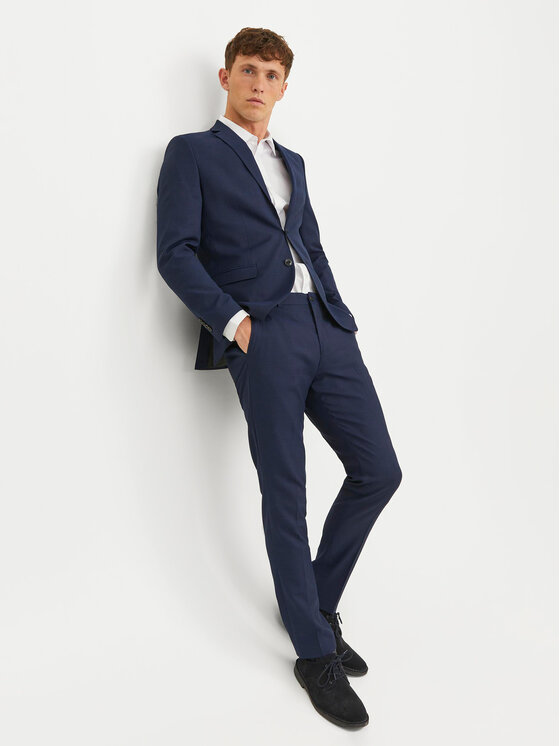 Jack&Jones Jack&Jones Odijelo Solaris 12148166 Tamnoplava Super Slim Fit