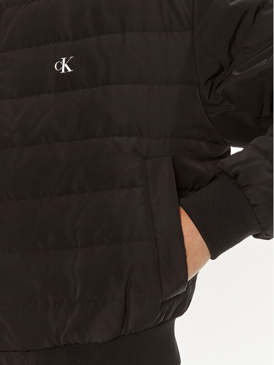 Calvin Klein Jeans Calvin Klein Jeans Bunda bomber J20J223871 Černá Regular Fit