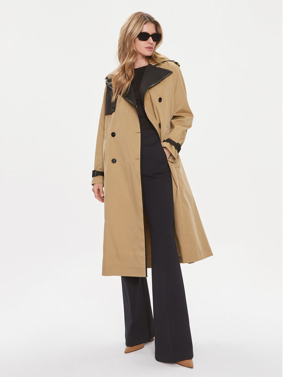 BOSS Boss Тренч Caduca 50505713 Бежевий Regular Fit