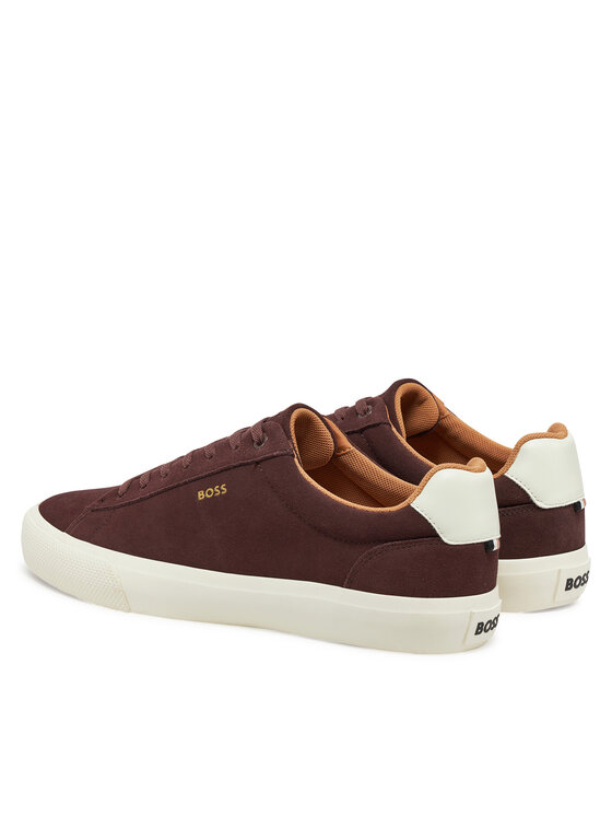 BOSS BOSS Sneakersy Aiden 50536521 Bordowy