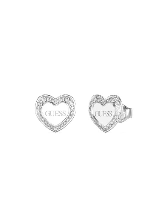 Guess Guess Kolczyki JUBE04035JW-RH Srebrny