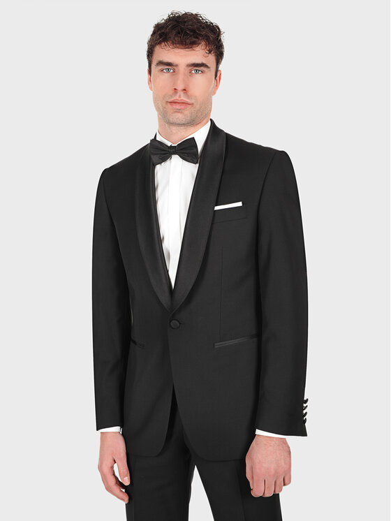 Evenemen Evenemen Garnitur Smoking Pro Czarny Slim Fit