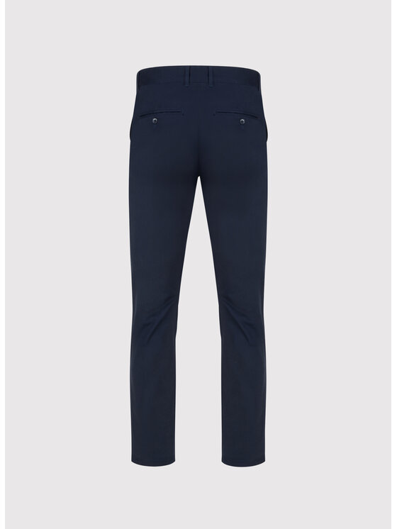 Pako Lorente Pako Lorente Spodnie materiałowe P25SB-WX-001 Granatowy Classic Fit