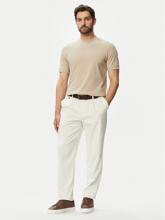 JOOP! JOOP! Tricou Jj-Tangur 30103403 Bej Regular Fit