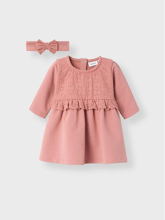 NAME IT Každodenné šaty Babett 13230691 Ružová Regular Fit