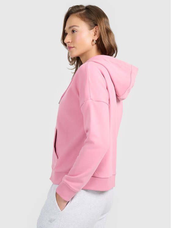 4F 4F Bluza 4FRAW25TSWSF2776-56S Różowy Regular Fit