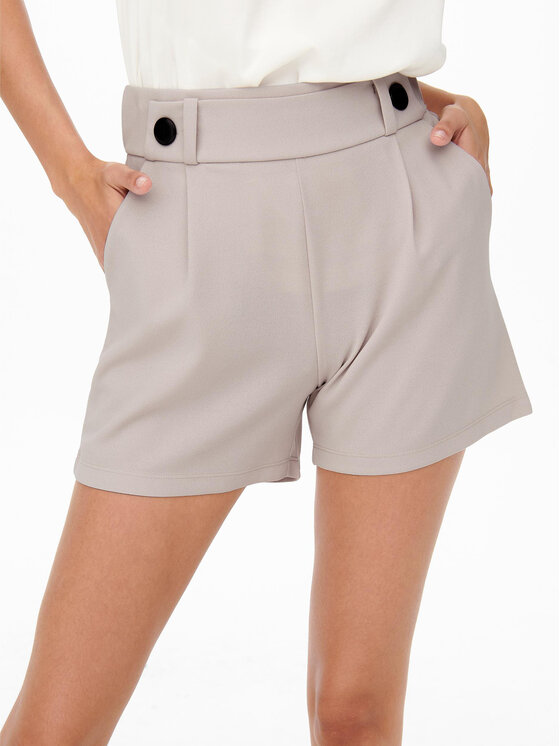 JDY JDY Šortky z materiálu Geggo 15203098 Šedá Regular Fit