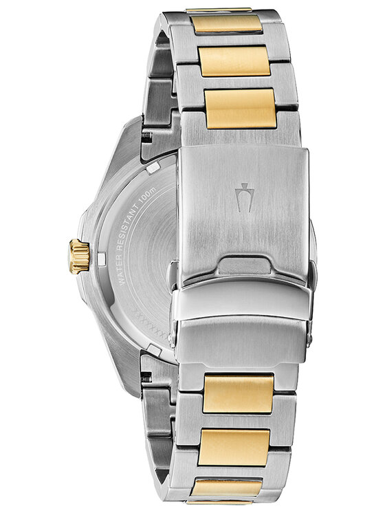 Bulova Bulova Zegarek 98B334 Srebrny