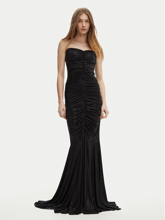 NORMA KAMALI NORMA KAMALI Abendkleid ST3243LMD47001 Schwarz Slim Fit