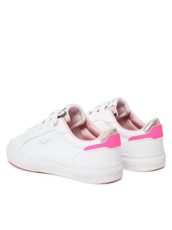 Pepe Jeans Pepe Jeans Гуменки Kenton Basic Girl PGS30549 Бял
