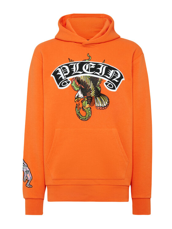 PHILIPP PLEIN PHILIPP PLEIN Bluza 4905 Pomarańczowy Regular Fit