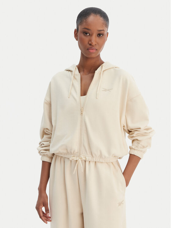 Reebok Reebok Bluza Reebok x Ewa Chodakowska RK25620CCW Beżowy Regular Fit