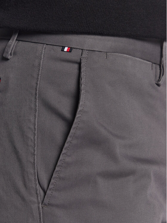 Tommy Hilfiger Tommy Hilfiger Chinosy Core Denton MW0MW28884 Szary Straight Fit