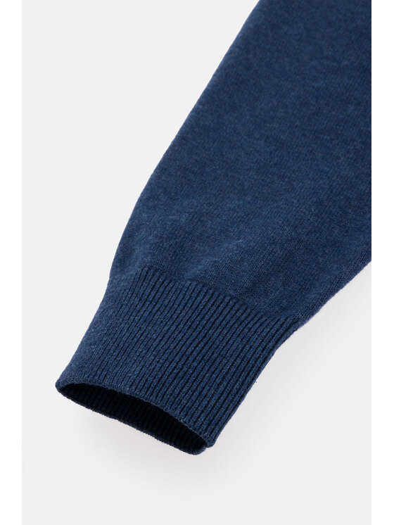 Lancerto Lancerto Sweter Harrison SW073123000001 Granatowy Regular Fit