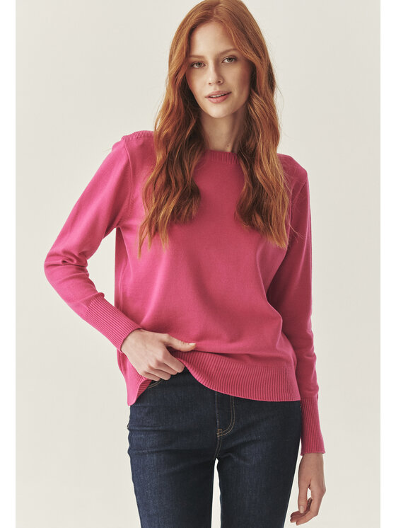 TATUUM Tatuum Sweter FIFER 1 Różowy Oversize
