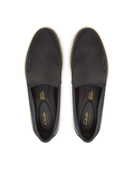 Clarks Clarks Mokasíny Bratton Loafer 26181278 Tmavomodrá