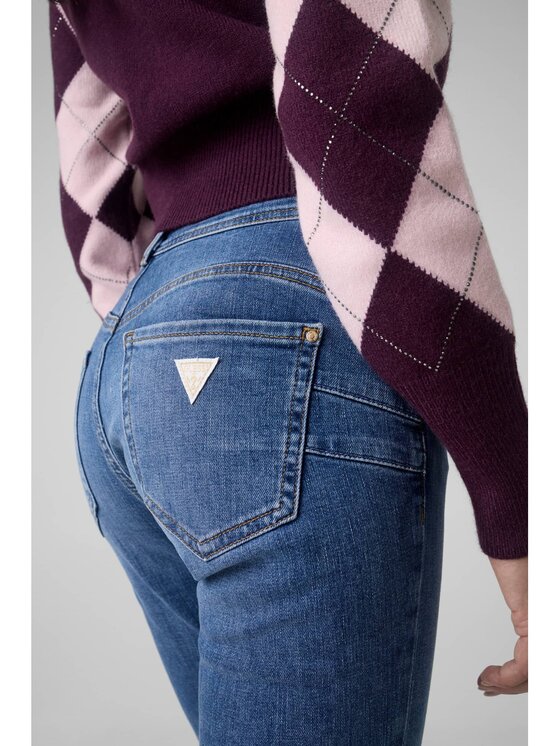 Guess Guess Jeansy 184029 Modrá Skinny Fit