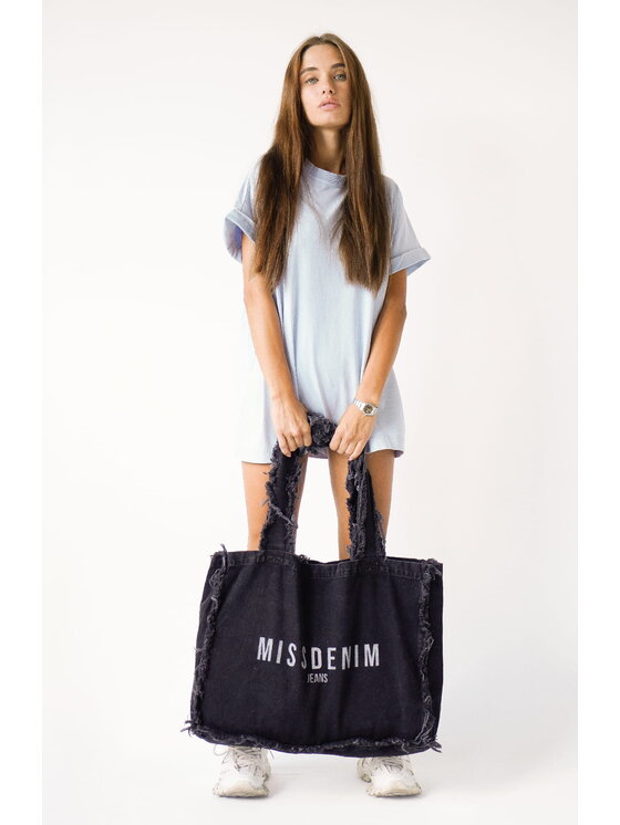 MissDenim MissDenim Torba Black Ripped Bag Czarny