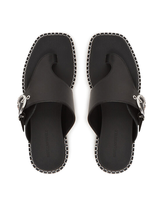 KARL LAGERFELD KARL LAGERFELD Japonki Kleo KL81325 Czarny