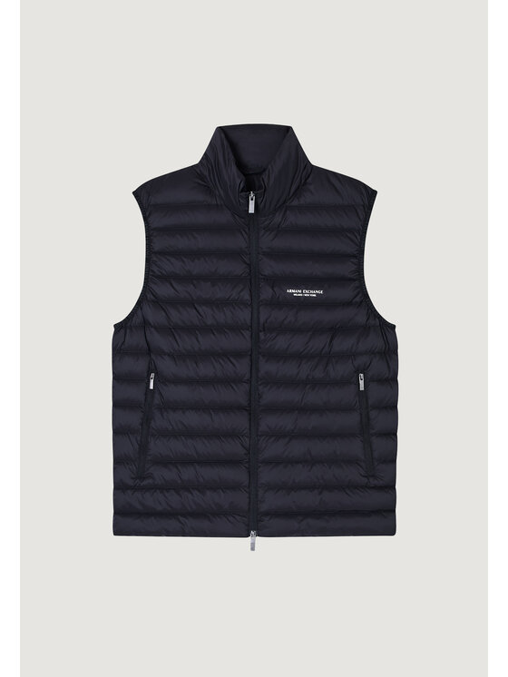 Armani Exchange Armani Exchange Smanicato DOWN WAISTCOAT Nero Casual Fit