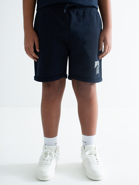 BIG STAR BIG STAR Szorty sportowe SZORTEX_403_110 Granatowy Basic Fit