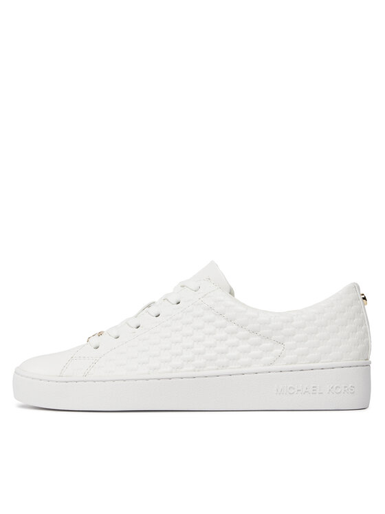MICHAEL Michael Kors MICHAEL Michael Kors Sneakersy Keaton Lace Up 43R4KTFS1L Bílá