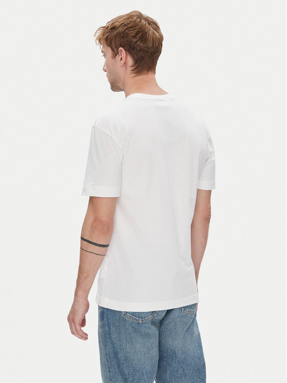Calvin Klein Calvin Klein Tricou K10K112749 Alb Comfort Fit