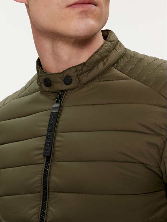 REPLAY REPLAY Демісезонна куртка M8261.000.84166D Зелений Regular Fit